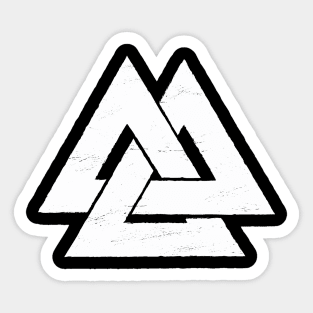 Mysterious Valknut Symbol Sticker